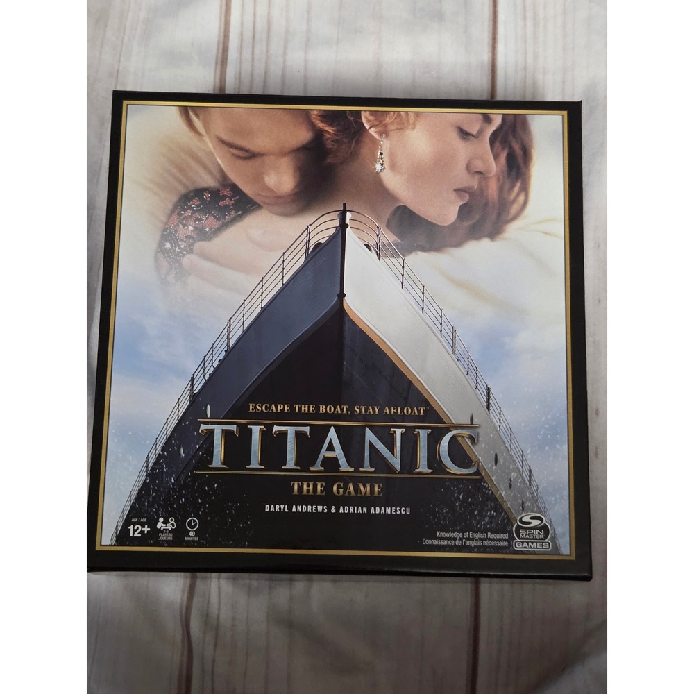 Titanic The Game Spin Master Board Game Movie Based Strategy 2020 New Sealed